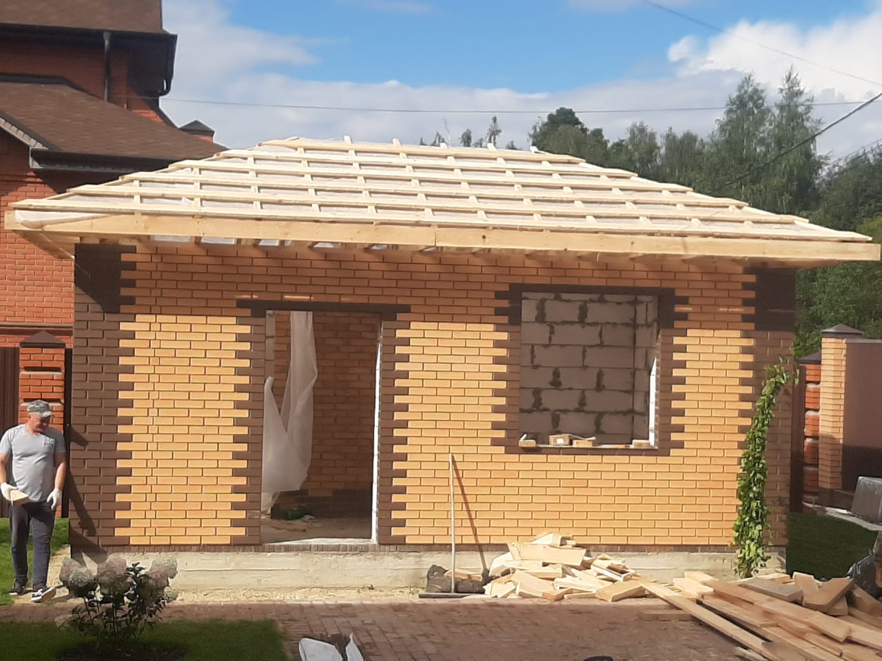 Кровля из гибкой черепицы под ключ — после