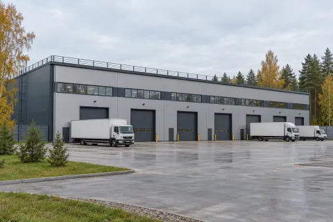 Установка усиленного кровельного ограждения h=900 на промышленном здании в Красногорске по ГОСТ Р 53254