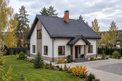 Локальный ремонт примыкания на кровле LuxArd 25 м² в Красногорске — замена мембраны и контробрешётки