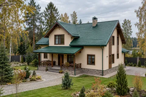 Аварийный ремонт крыши 20 м² в Подольске после урагана — замена сорванных листов и постоянное укрытие