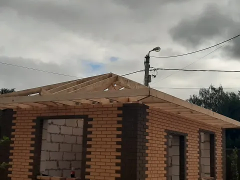 Кровля из гибкой черепицы под ключ до работ
